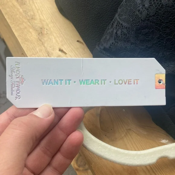 Forever 21 Black Lace Top Jumpsuit - Picture 5 of 6